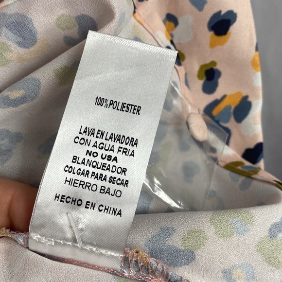 Anthropologie Sadie & Sage Blush Femme Feline Mock Neck Sleeveless Top - Size S - Picture 11 of 13